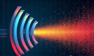 Gráfico de ondas de rádio